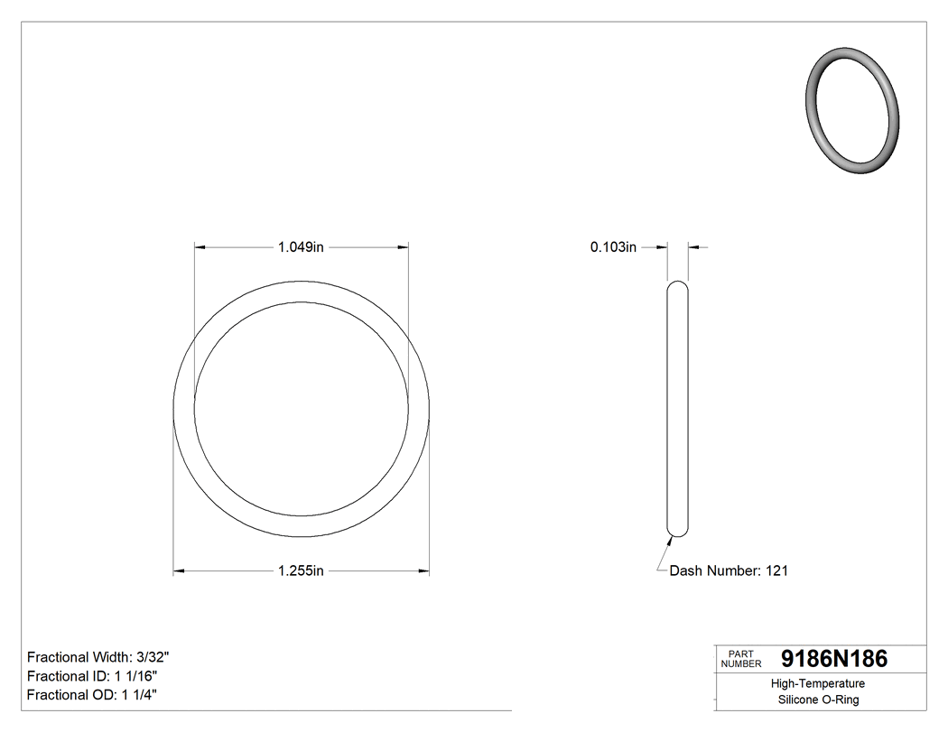 Technical drawing - 9186N186